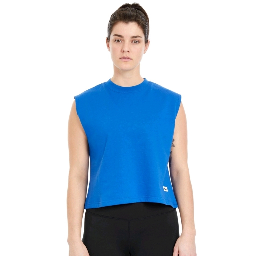 PSK Collective Terry Sleeveless Tee Size XXXLarge Color Royal NWT